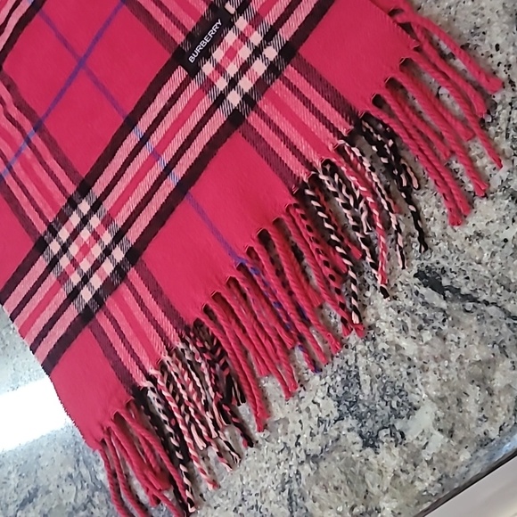 Burberry Cashmere Long Vintage Scarve Nova Check - Picture 13 of 16